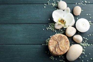 Güzel Çiçeklenme ile natürmort orkide çiçek