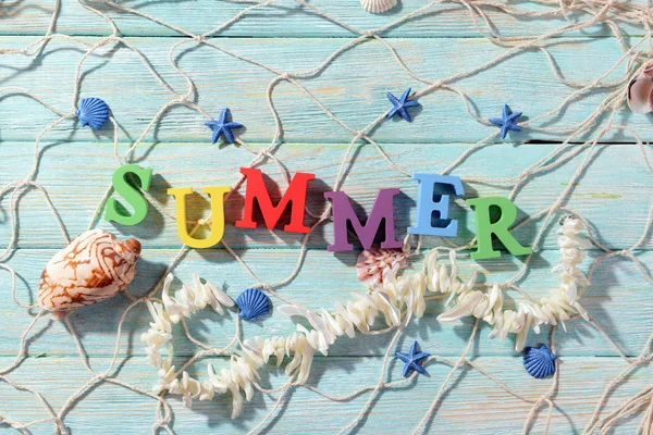 Word summer  background — Stock Photo, Image