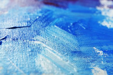 soyut renkli darbeleri