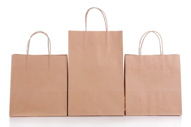 Kağıt poşetler yakın çekim