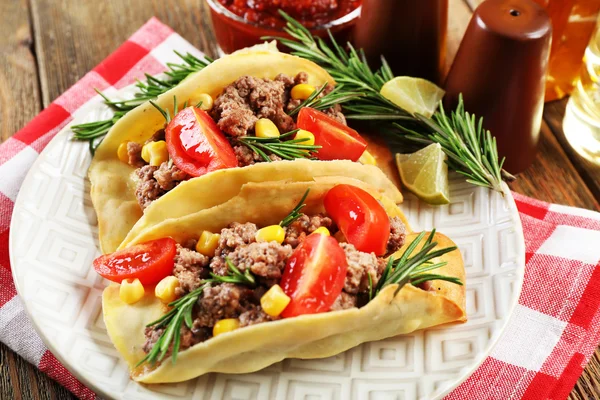 Comida Mexicana Tacos — Foto de Stock