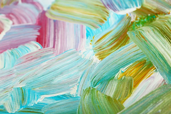 Abstract colorful brushstrokes as background — Stock Photo, Image