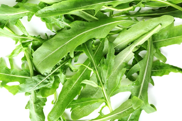 Green arugula leaves close up — Stock Photo, Image