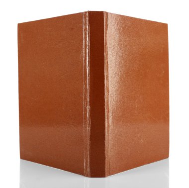 tek kitap üzerinde beyaz izole