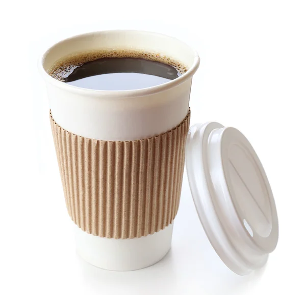 Papír csésze kávé. — Stock Fotó