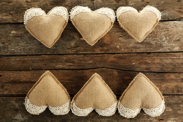 Vintage hearts  background — Stock Photo, Image