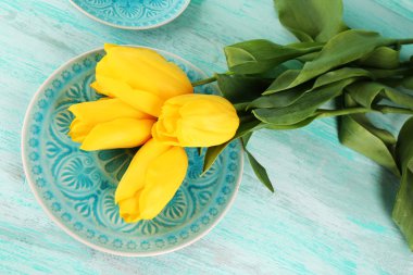 çiçekler, closeup ile Tablo ayarı