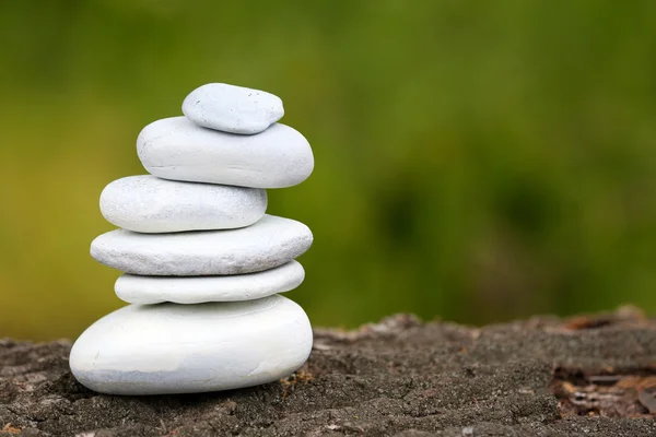 Zen stones balance spa outdoors — Stock Photo, Image