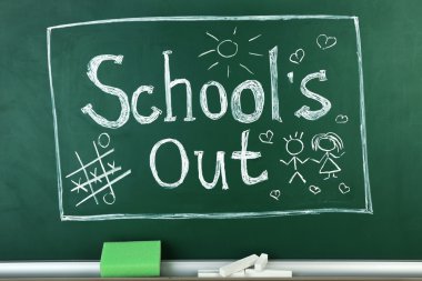 Blackboard arka plan üzerinde yazıt