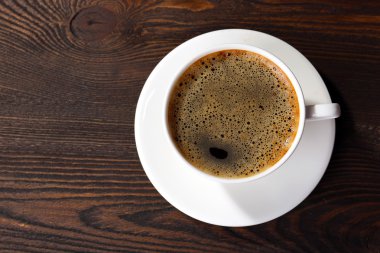 kahve tablo üzerinde kapat