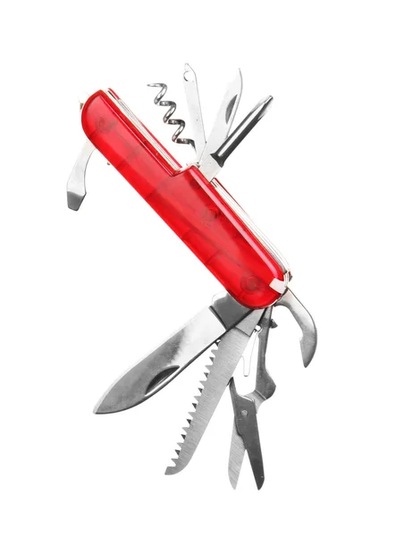 Mångsidiga kniv isolerad på vit — Stockfoto