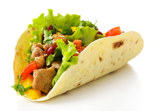 Domácí hovězí burrito — Stock fotografie