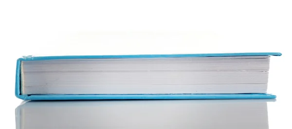 Libro singolo isolato su bianco — Foto Stock