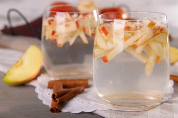 Glass of apple cider — Stock Photo, Image