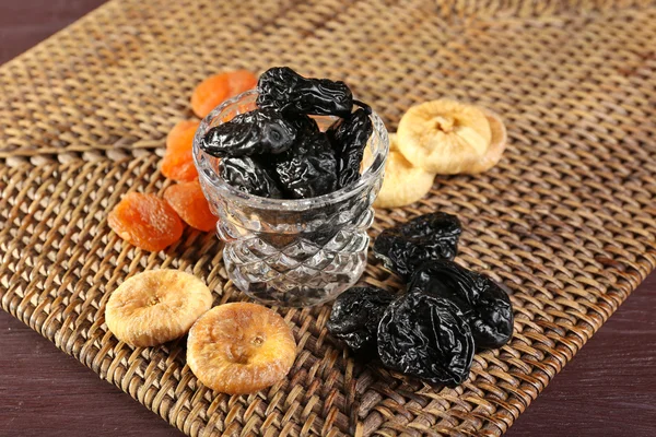 Prunes and other dried fruits — Stock Photo, Image