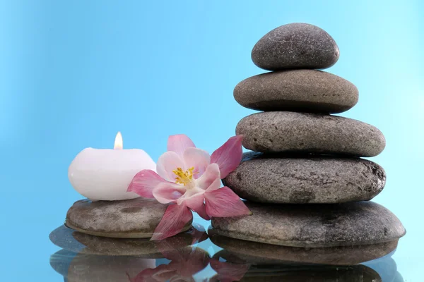 Stack of spa stones — Stock Photo, Image