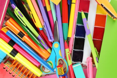 okul Kırtasiye yakın çekim arka plan