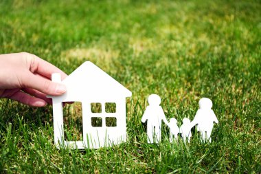 Aile ve ev - kavram imge-in senin ev yapmak