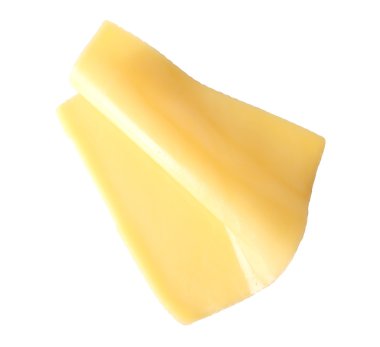 dilim peynir beyaz izole