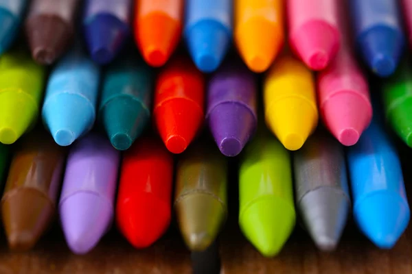 Crayons pastel colorés, gros plan — Photo