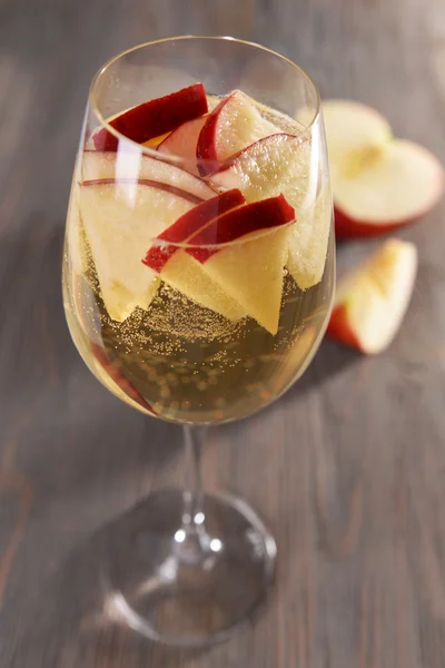 Bicchiere di sidro di mele — Foto Stock
