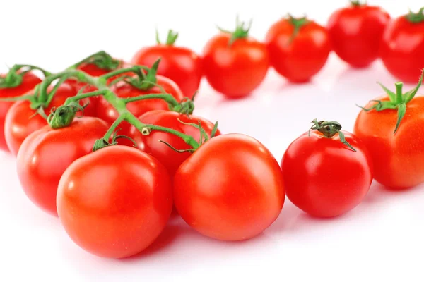 Groep van cherry tomaten, close-up — Stockfoto