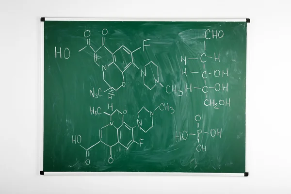 Modelli e formule di molecole — Foto Stock