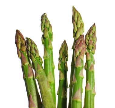 Taze kuşkonmaz izole beyaz