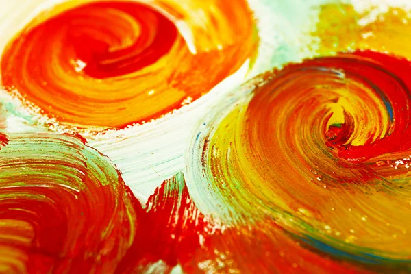 Abstract colorful brushstrokes as background — Stock Photo, Image