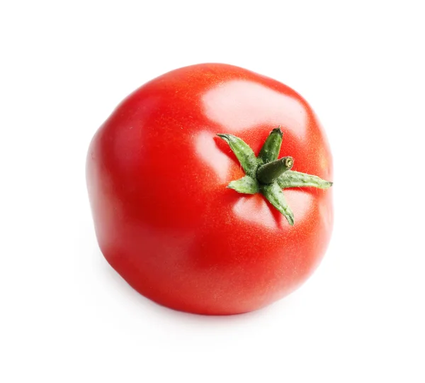흰색 절연 단일 신선한 토마토 — 스톡 사진