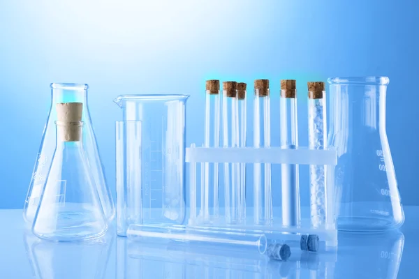 Empty laboratory test tubes — Stock Photo, Image