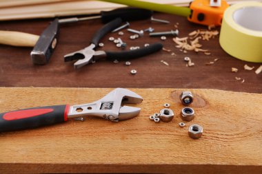 çalışma alanı inşaat araçları ile yakın çekim