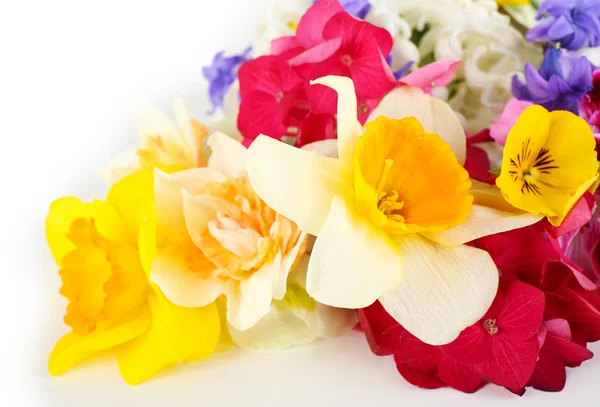 Belo buquê de flores brilhantes perto — Fotografia de Stock