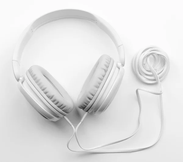 Auriculares aislados en blanco —  Fotos de Stock