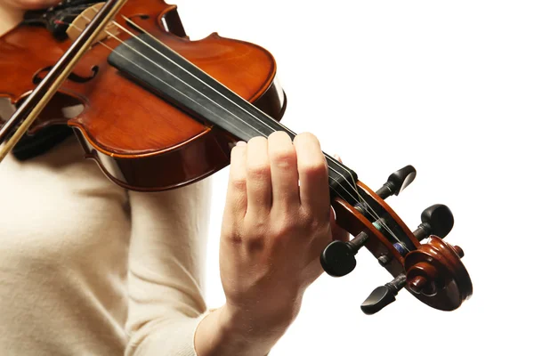 Violinista tocando el violín —  Fotos de Stock