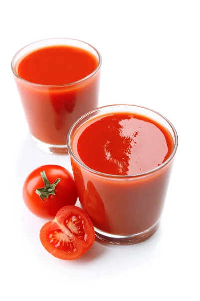 杯新鲜番茄汁 — 图库照片