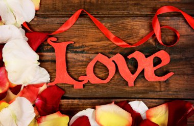 Güzel romantik arka plan Sevgililer günü