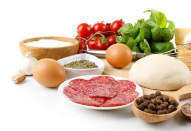 pizza pişirme için malzemeler