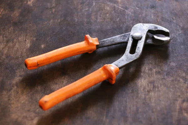 Pliers on table close up — Stock Photo, Image