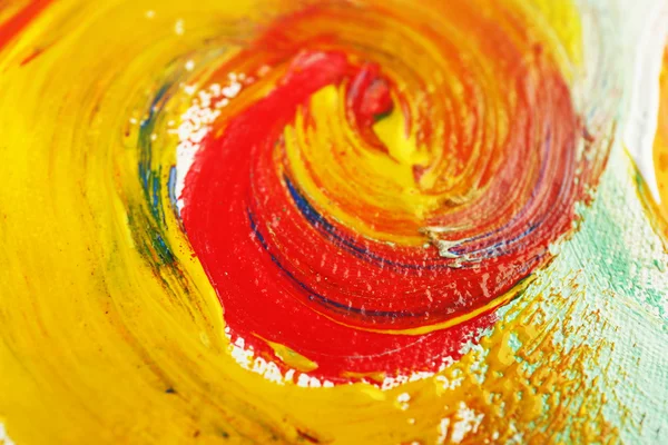 Abstracte kleurrijke penseelstreken — Stockfoto