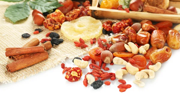 Assortment of dried fruits — Stock Photo, Image