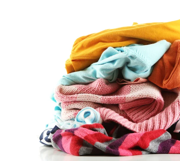 Heap of different clothes — Stock Photo, Image