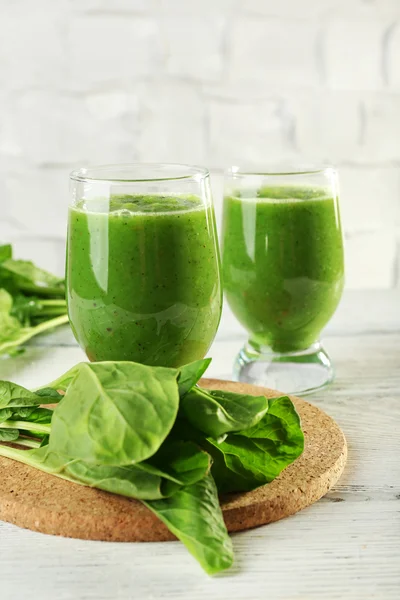 Gezonde groene smoothie — Stockfoto