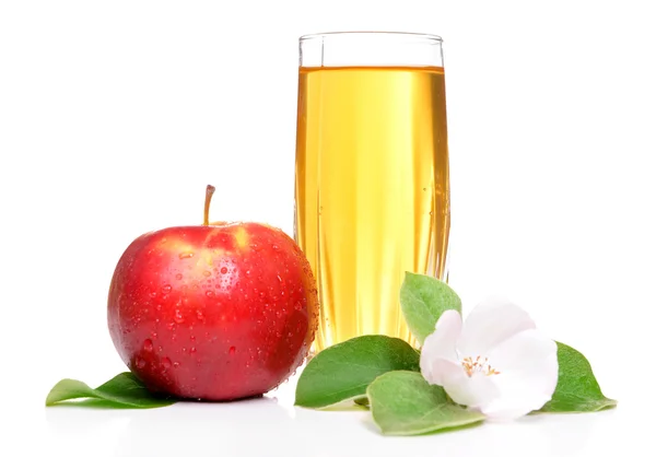 Glass of apple juice — Stock Photo, Image