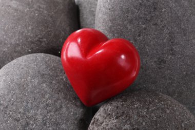 çakıl taşları üzerinde duydum kırmızı