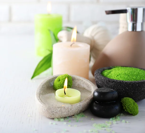 Beautiful composition of spa treatment — Stock Photo, Image