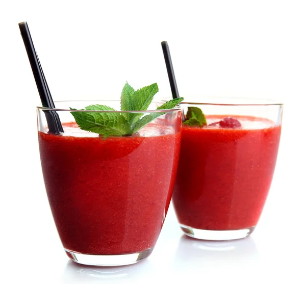 Lunettes de smoothie aux fraises — Photo