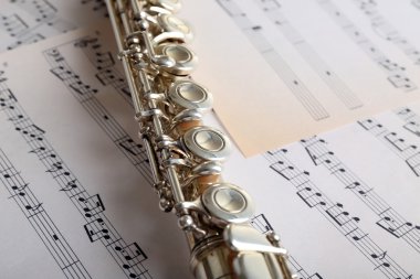 Flüt müzik arka plan notları