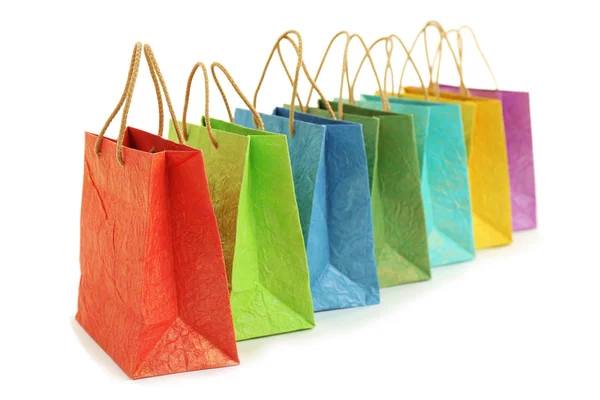 Colorful shopping paper bags Stock Picture