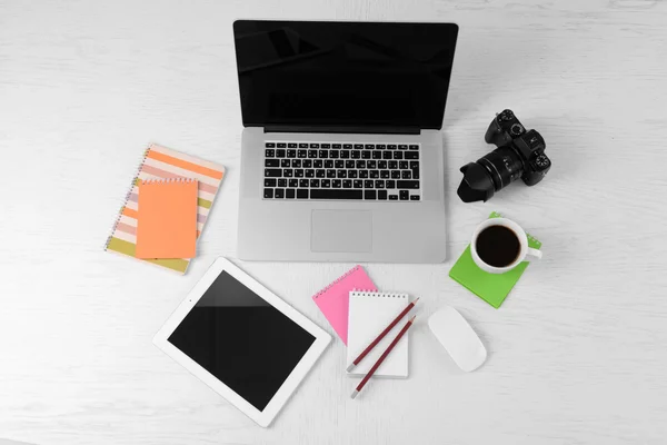Office supplies and gadgets — Stock Photo, Image